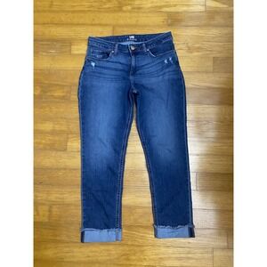 Lee Riders Womens Jeans 8M‎ Dark Wash Crop
